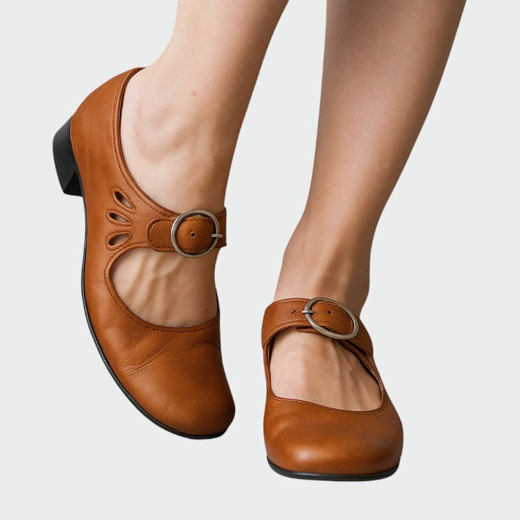 Classic Buckle Mary Jane Shoes