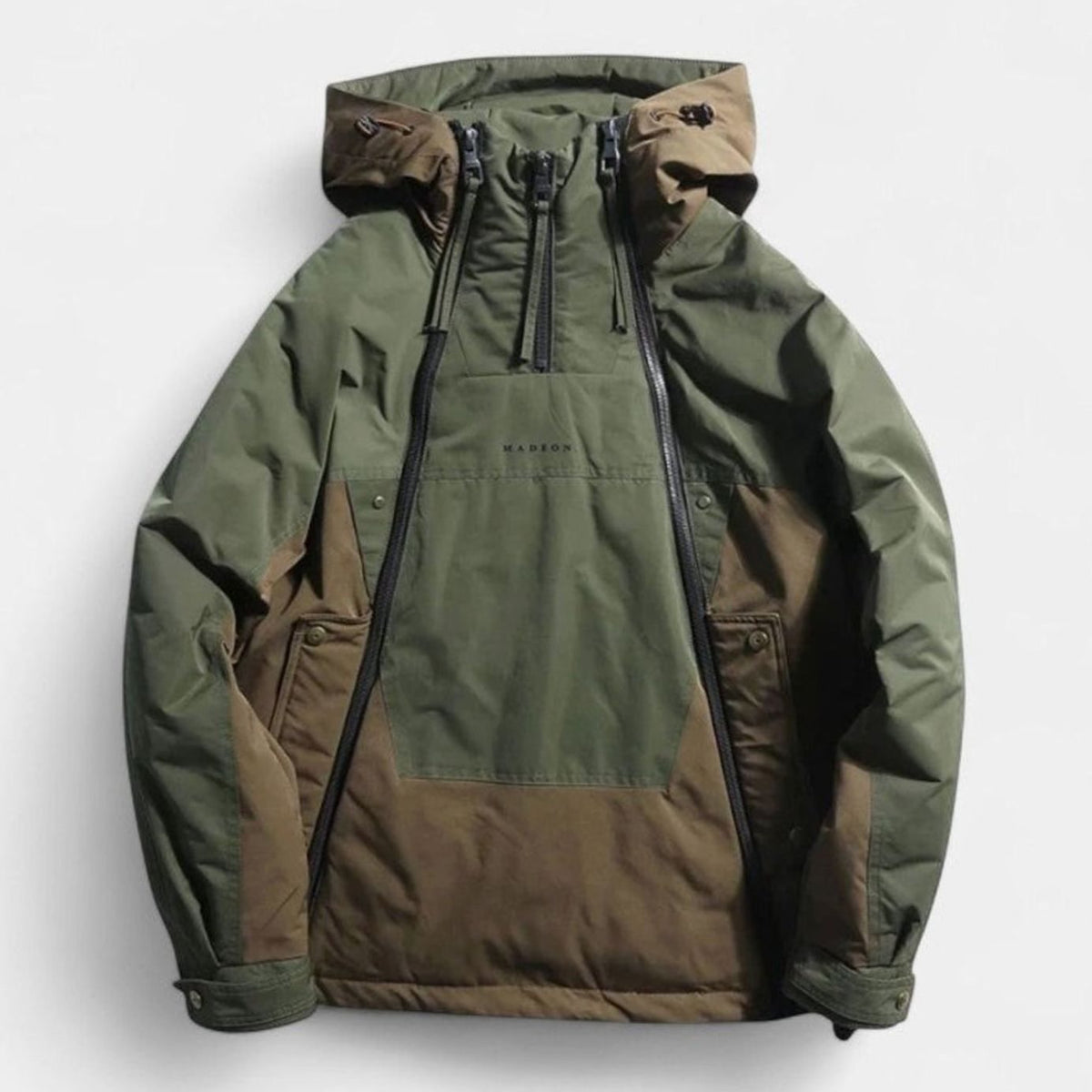Matthew | Men's Arden Hooded Quilted Zip-Front Anorak Jacket