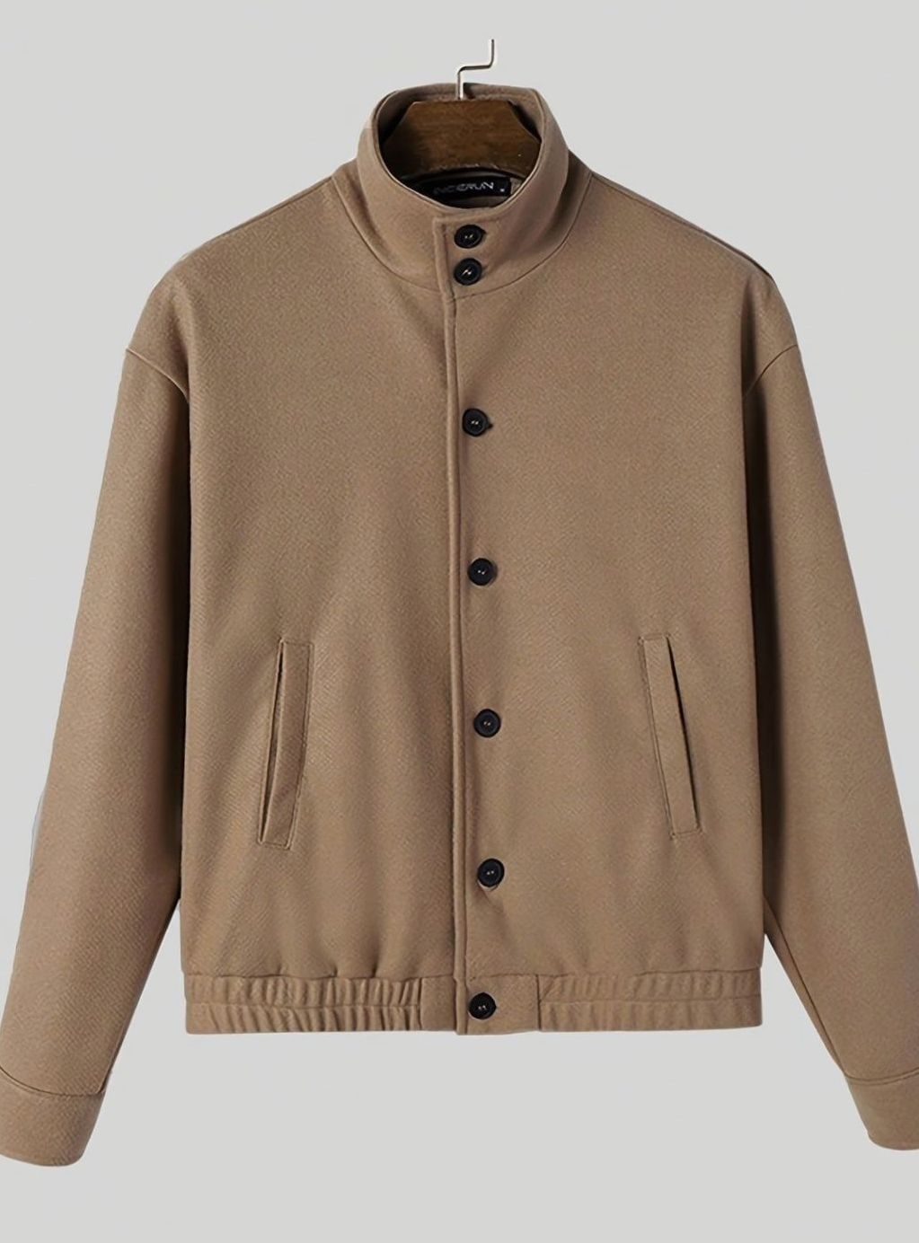 Matthew | Men's Button-Front Wool-Look Bomber Jacket