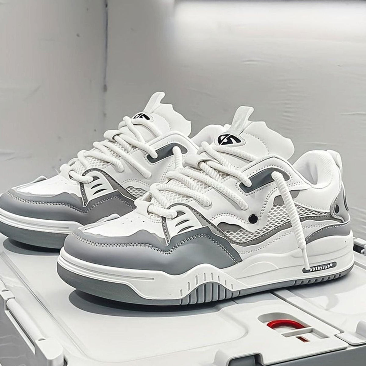 Elijah | Men's Chunky Low-Top Lace-Up Fashion Sneakers