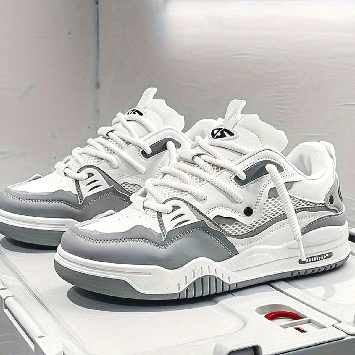 Elijah | Men's Chunky Low-Top Lace-Up Fashion Sneakers