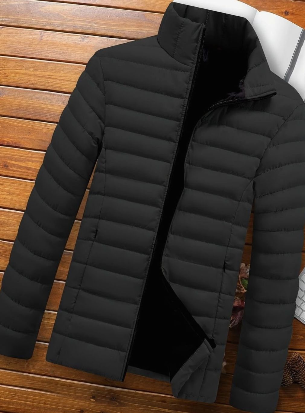 Sebastian | Men's Lightweight Quilted Puffer Jacket Zip-Up Windproof