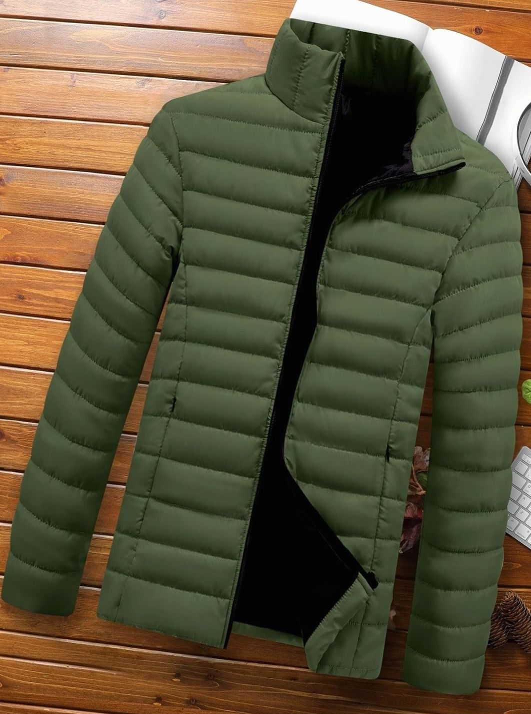 Sebastian | Men's Lightweight Quilted Puffer Jacket Zip-Up Windproof