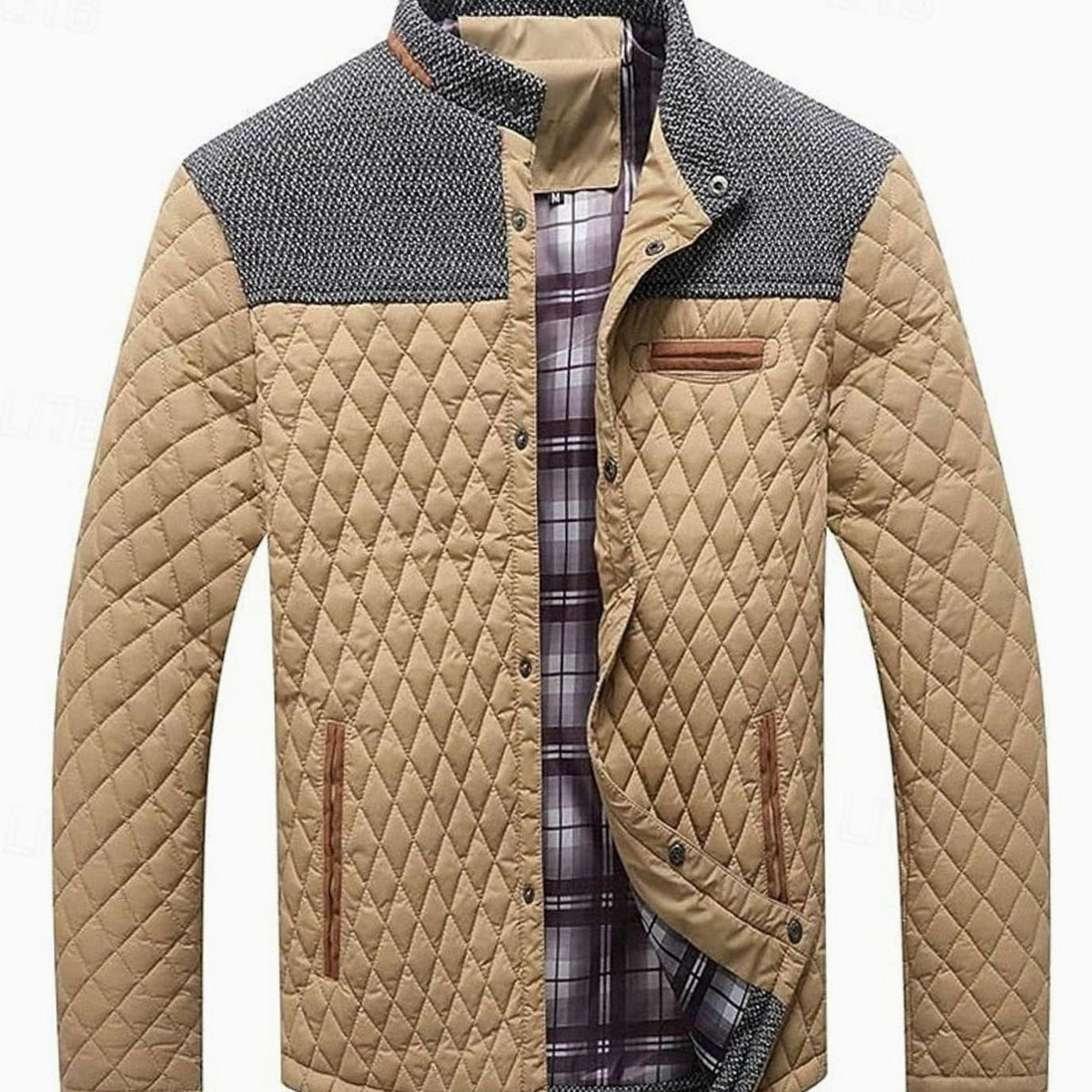 Henry | Men's Quilted Stand-Collar Button-Front Jacket