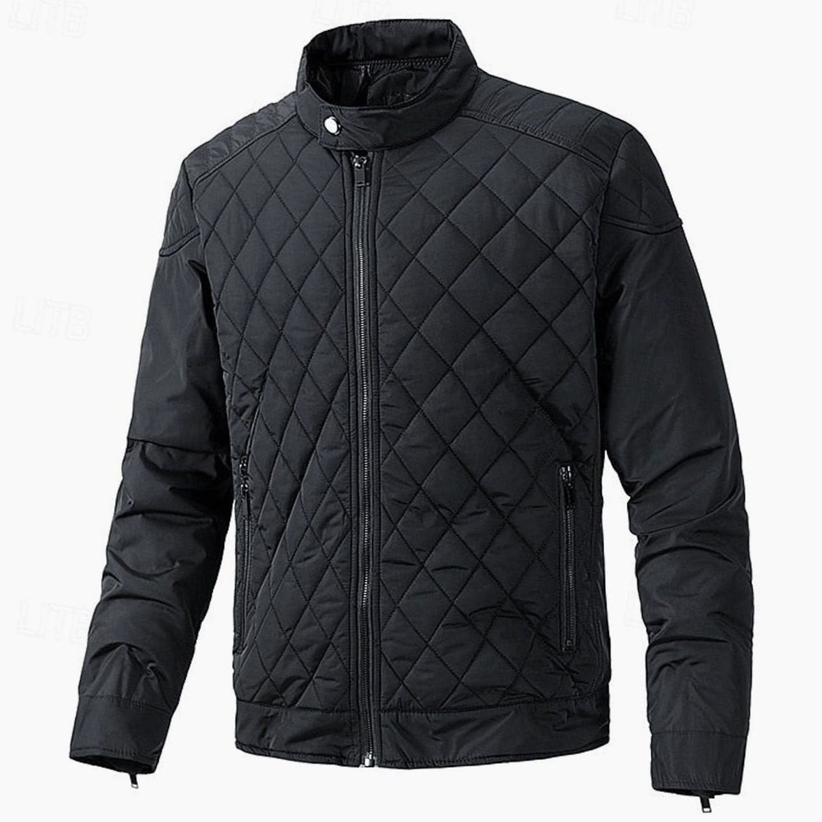 Owen | Men's Quilted Stand-Collar Full-Zip Insulated Jacket