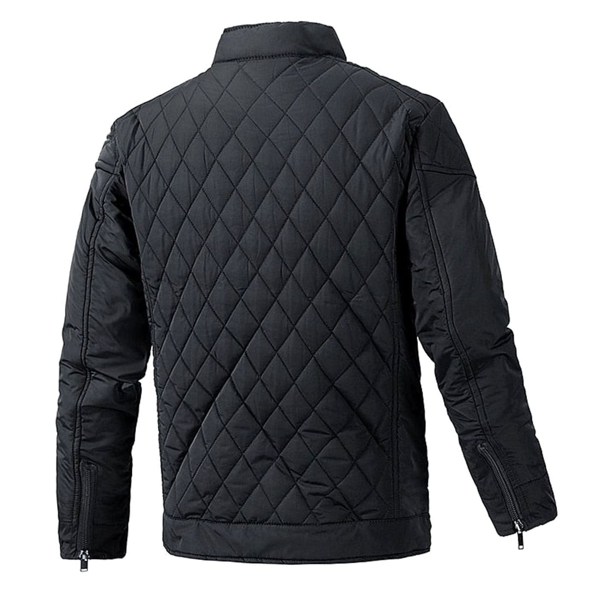 Owen | Men's Quilted Stand-Collar Full-Zip Insulated Jacket