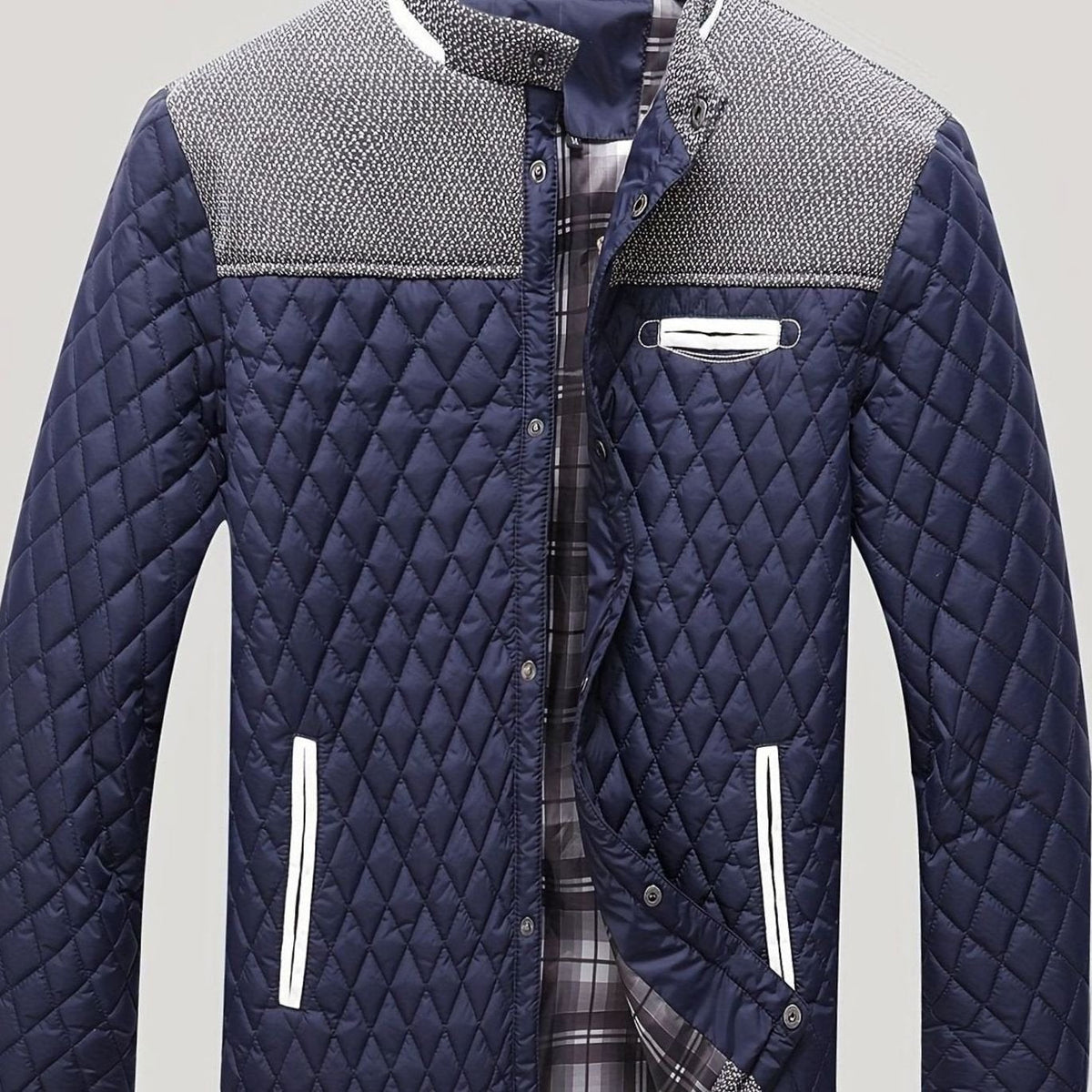 Matthew | Men's Quilted Stand-Collar Insulated Jacket