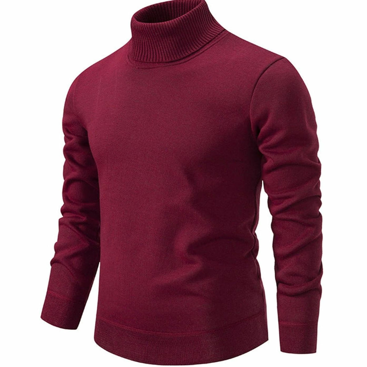 Oliver | Men's Slim-Fit Fine-Knit Turtleneck Sweater Ribbed Cuffs