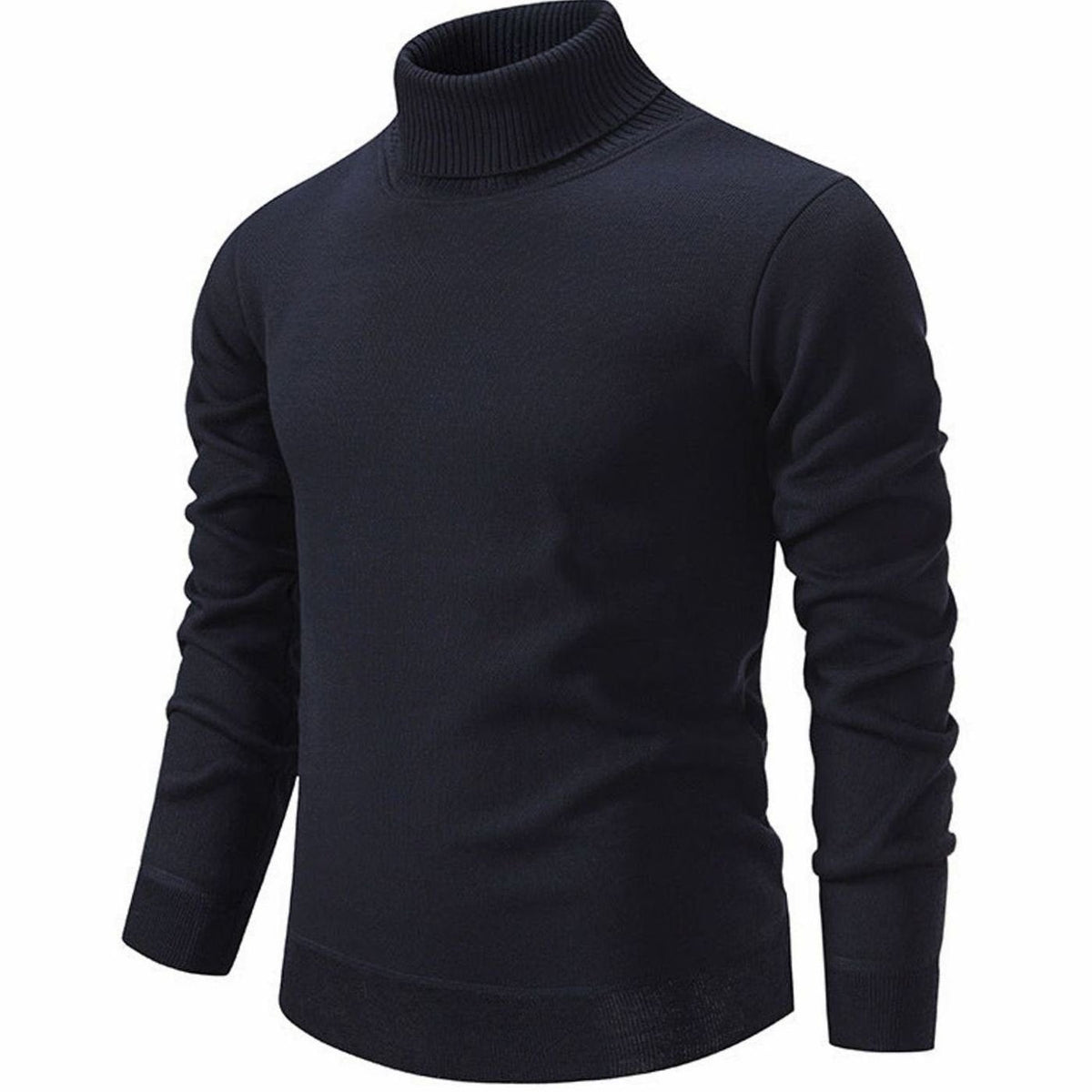 Oliver | Men's Slim-Fit Fine-Knit Turtleneck Sweater Ribbed Cuffs