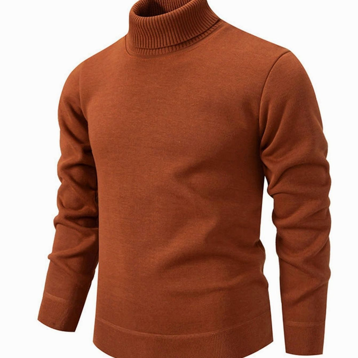 Oliver | Men's Slim-Fit Fine-Knit Turtleneck Sweater Ribbed Cuffs