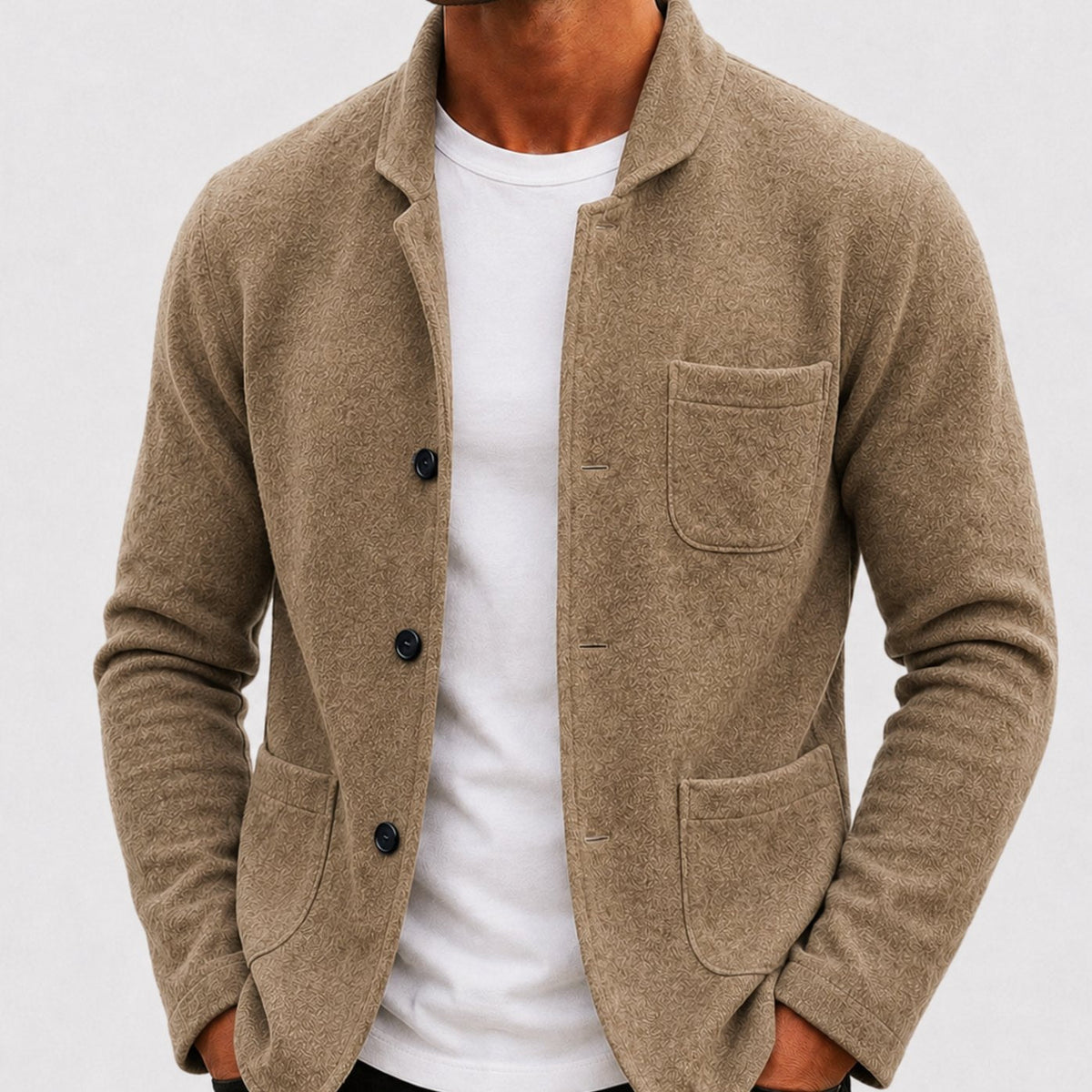 Jackson | Men's Slim Fit Knit Button-Up Cardigan