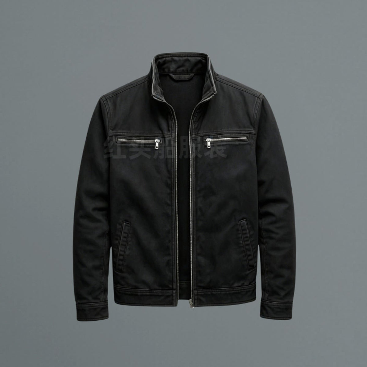 Sebastian | Men's Stand-Collar Full-Zip Slim-Fit Bomber Jacket