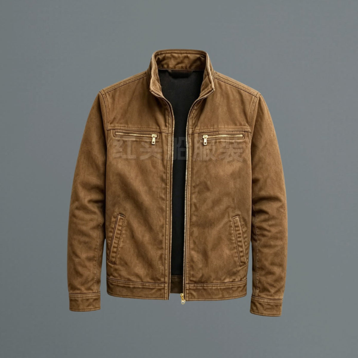 Sebastian | Men's Stand-Collar Full-Zip Slim-Fit Bomber Jacket