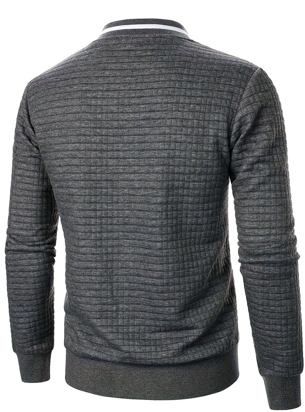 Jackson | Men's Textured Grid Full-Zip Bomber Jacket