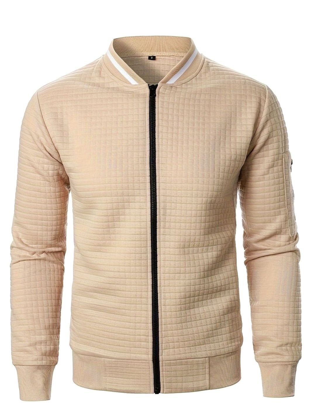 Jackson | Men's Textured Grid Full-Zip Bomber Jacket
