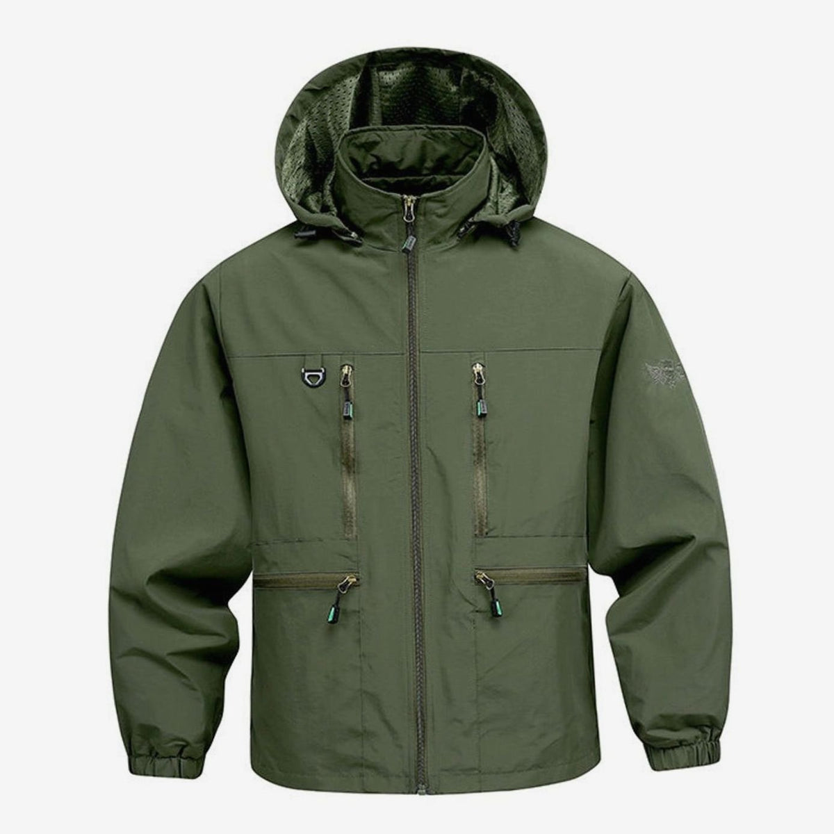 Matthew | Men's Waterproof Hooded Windbreaker Jacket Multi-Pocket