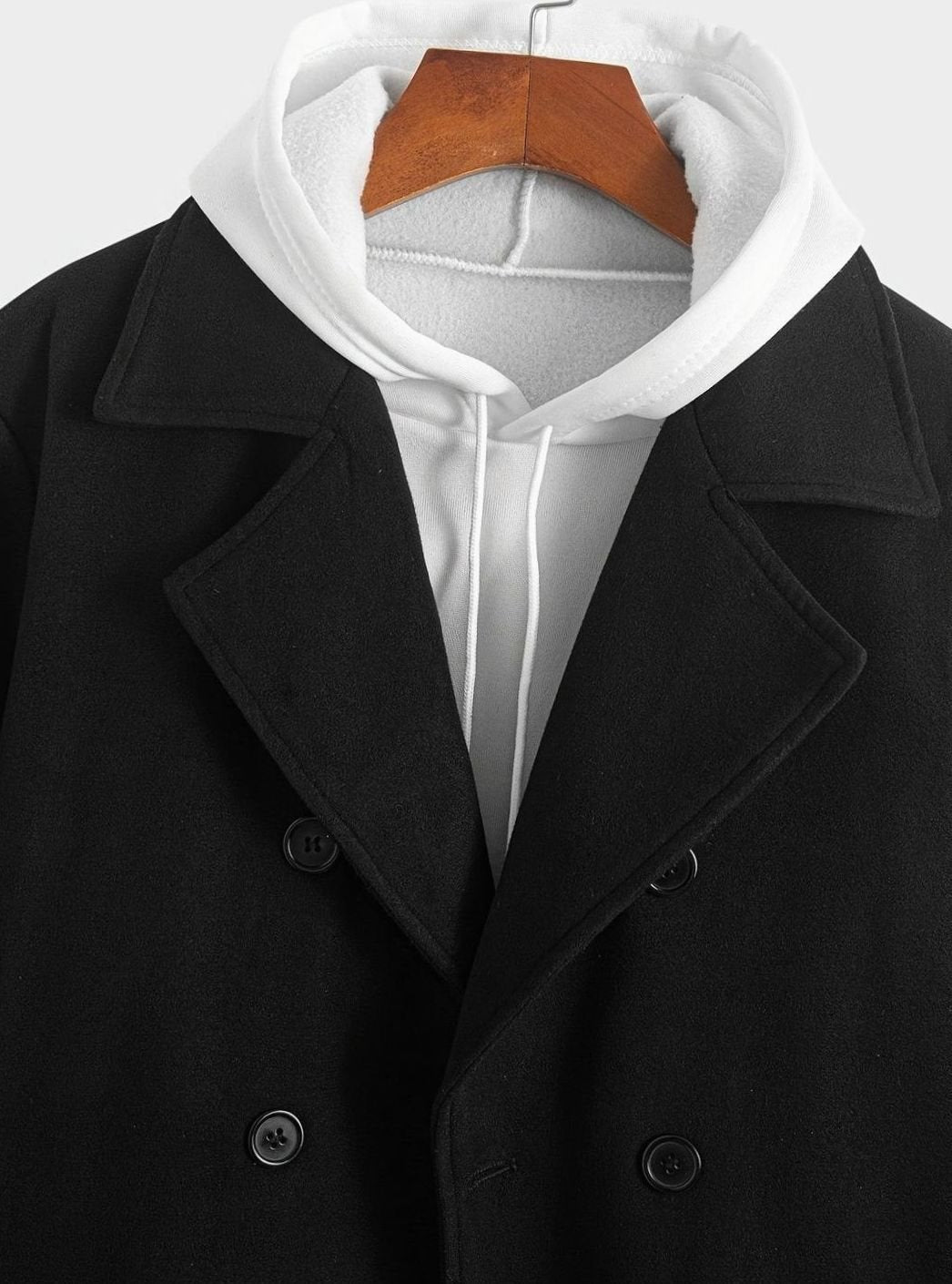 Samuel | Men's Wool Double-Breasted Tailored Overcoat