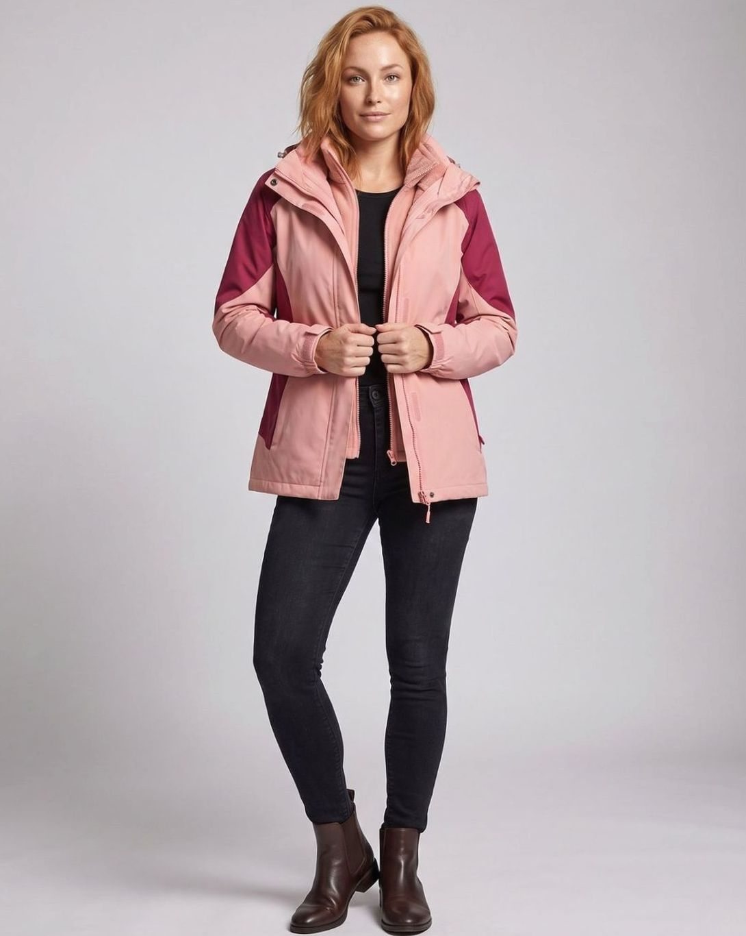 Victoria | Women's 2-in-1 Hooded Softshell Fleece Outdoor Jacket