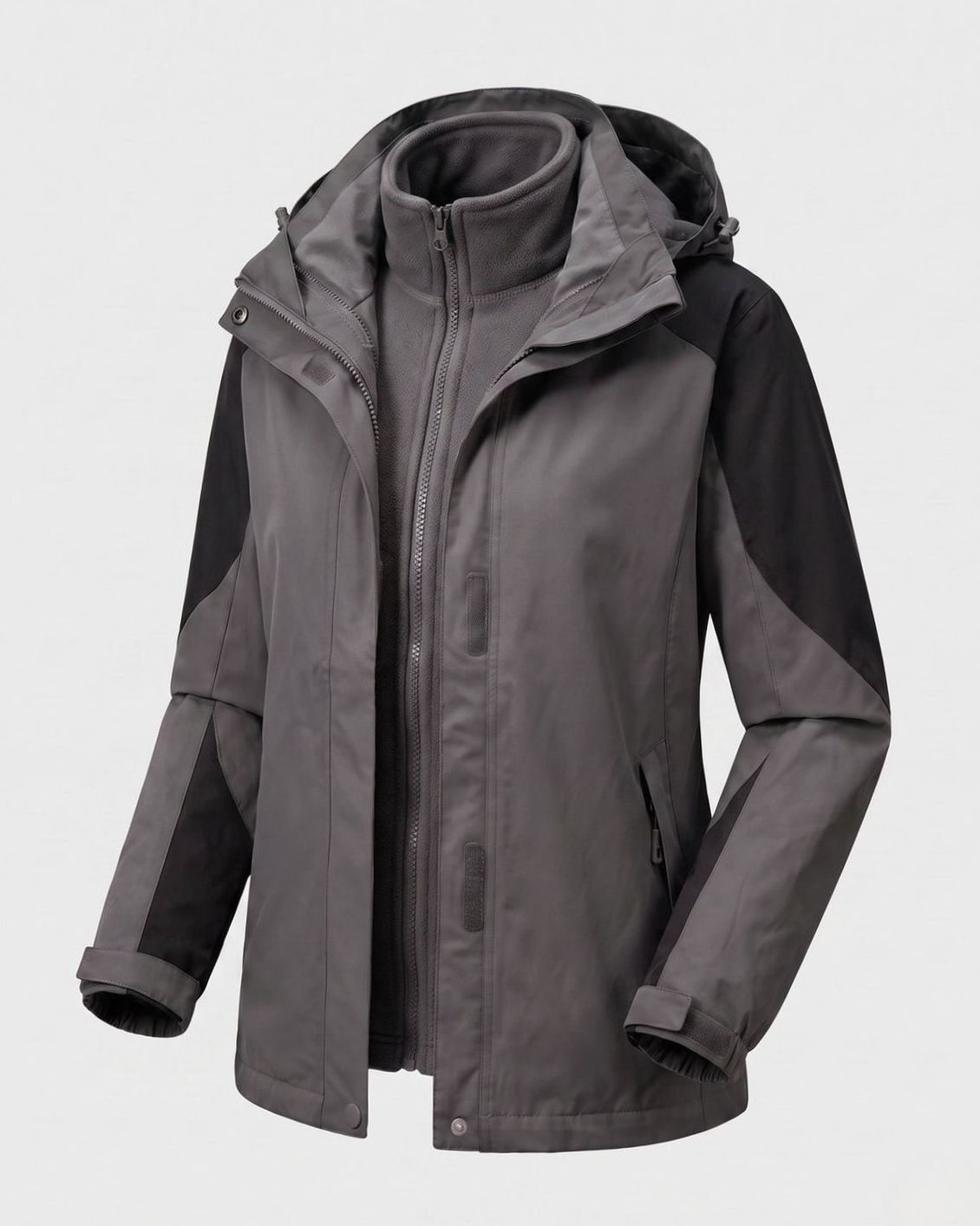 Victoria | Women's 2-in-1 Hooded Softshell Fleece Outdoor Jacket
