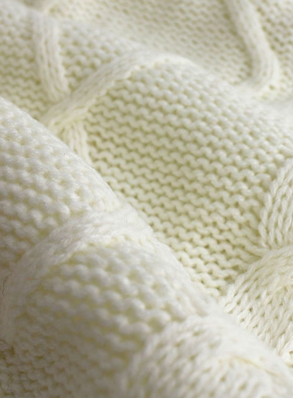 Grace | Women's Cable-Knit V-Neck Sweater Vest Relaxed Fit