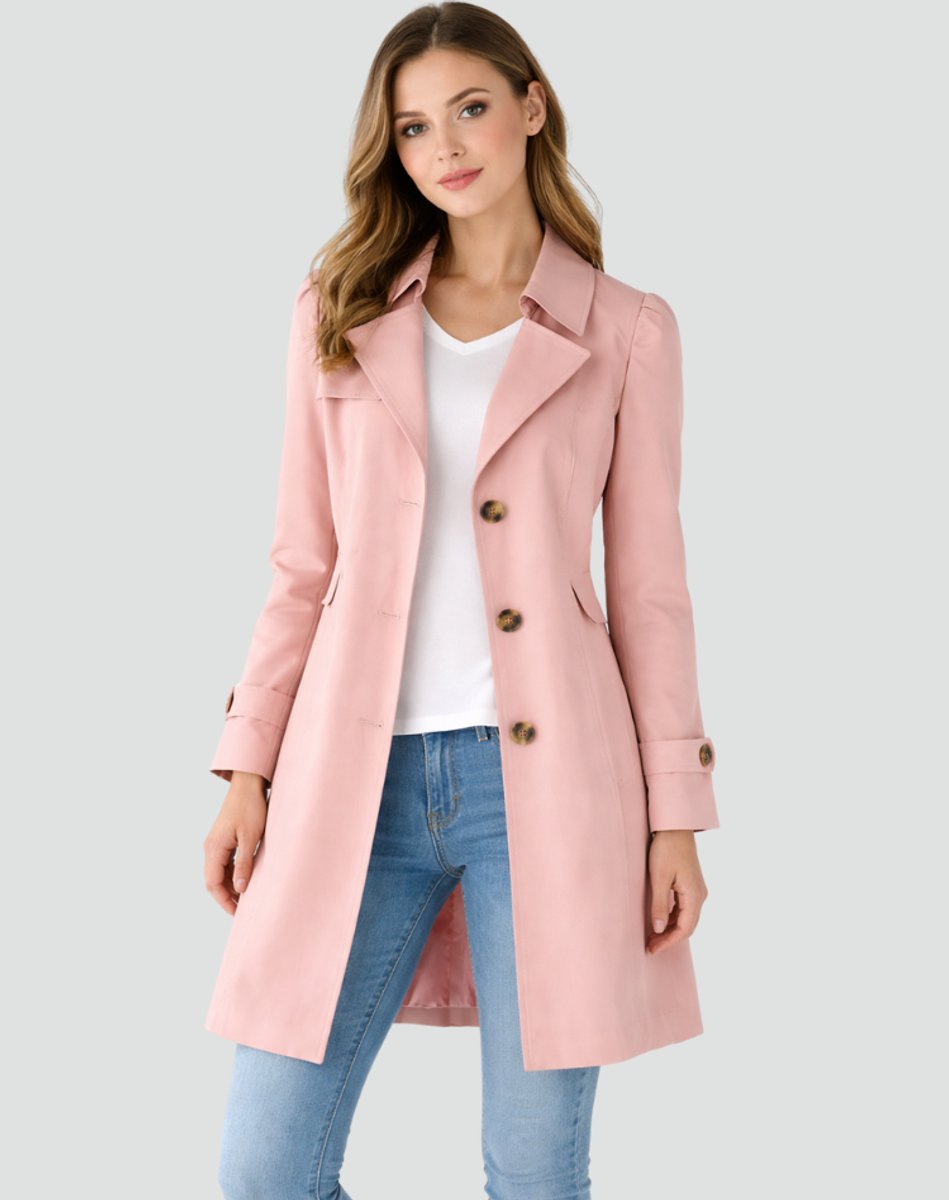 Emma | Women's Classic Tailored Mid-Length Trench Coat
