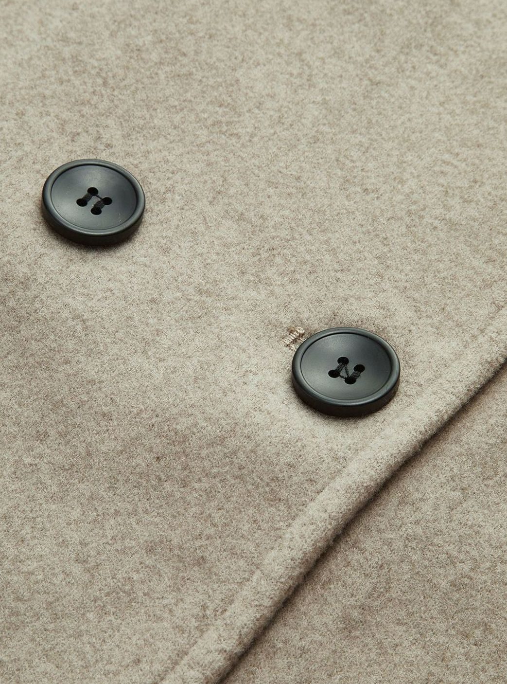 Victoria | Women's Double Breasted Peacoat Relaxed-Fit Stand-Collar Winter Coat