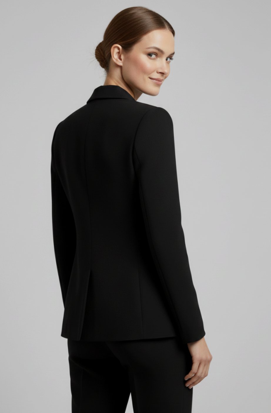 Aria | Women's Double-Breasted Tailored Blazer Gold-Tone Buttons