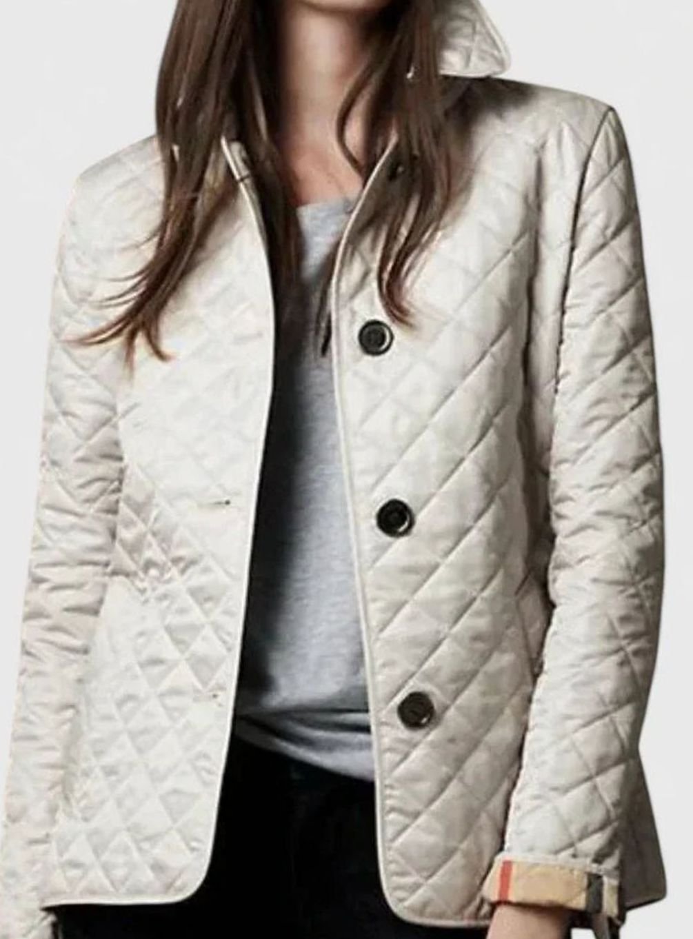 Scarlett | Women's Elegant Quilted Winter Coat Button-Front Jacket