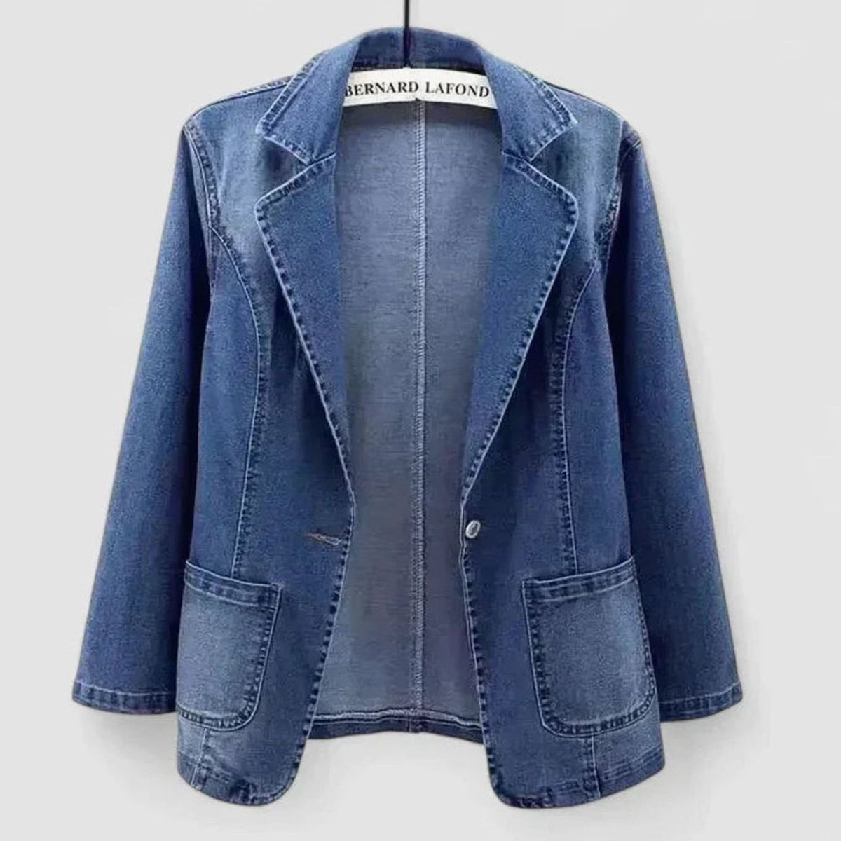 Amelia | Women's Elegant Straight-Cut Denim Blazer Jacket