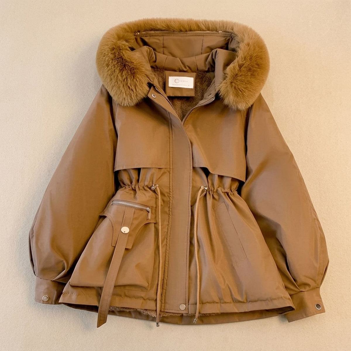 Harper | Women's Faux Fur Hood Drawstring Parka Winter Coat