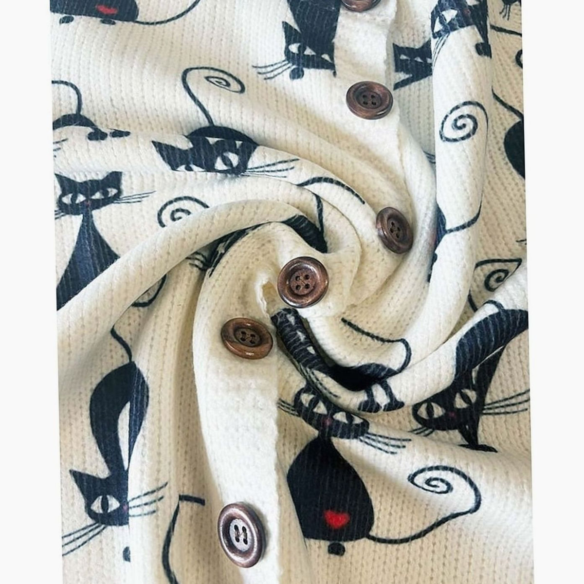 Sophia | Women's Floral Button-Front Long Sleeve Knit Cardigan