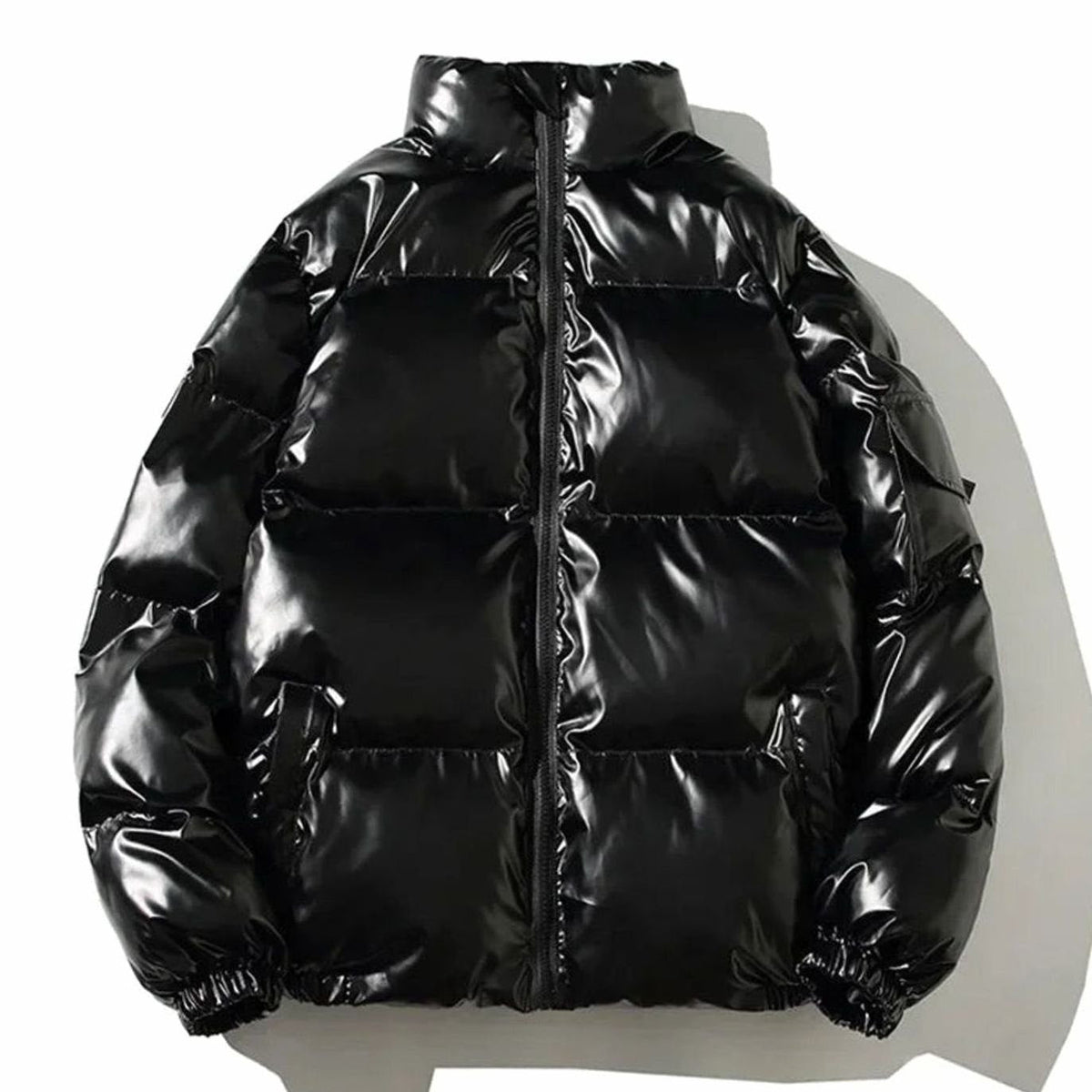 Aria | Women's Glossy Stand-Collar Quilted Puffer Jacket