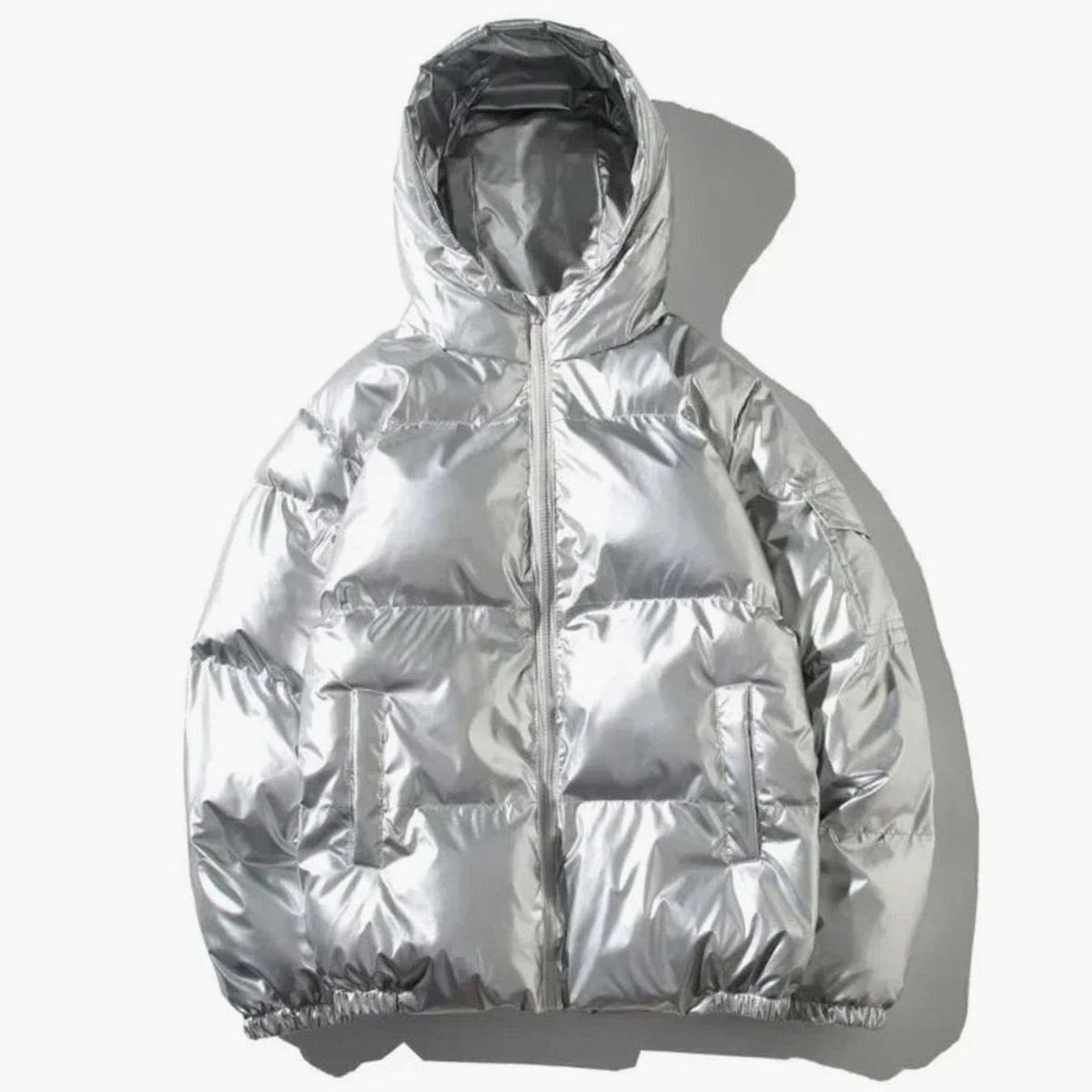 Aria | Women's Glossy Stand-Collar Quilted Puffer Jacket