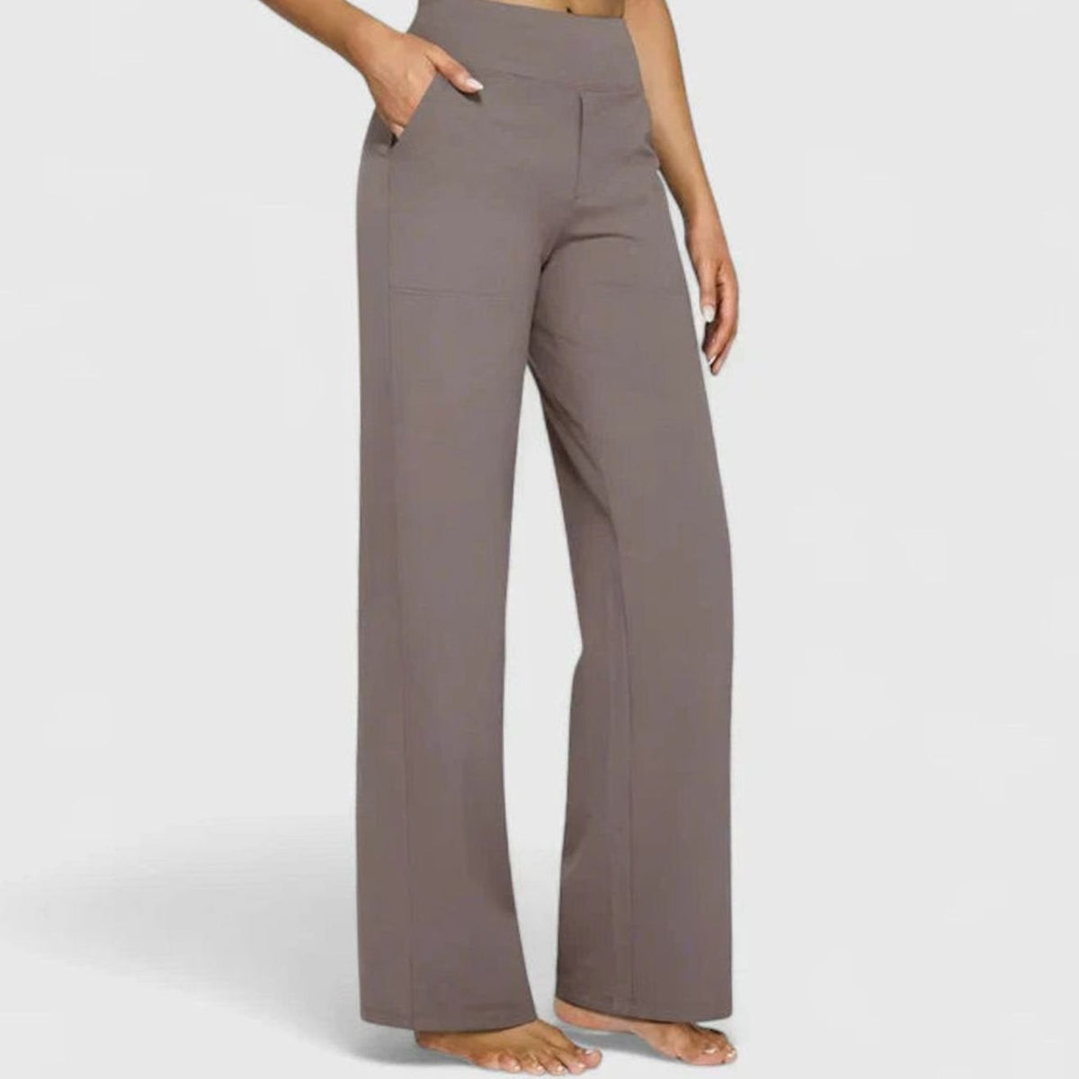 Olivia | Women's High-Waist Wide-Leg Dressy Trousers for Ladies