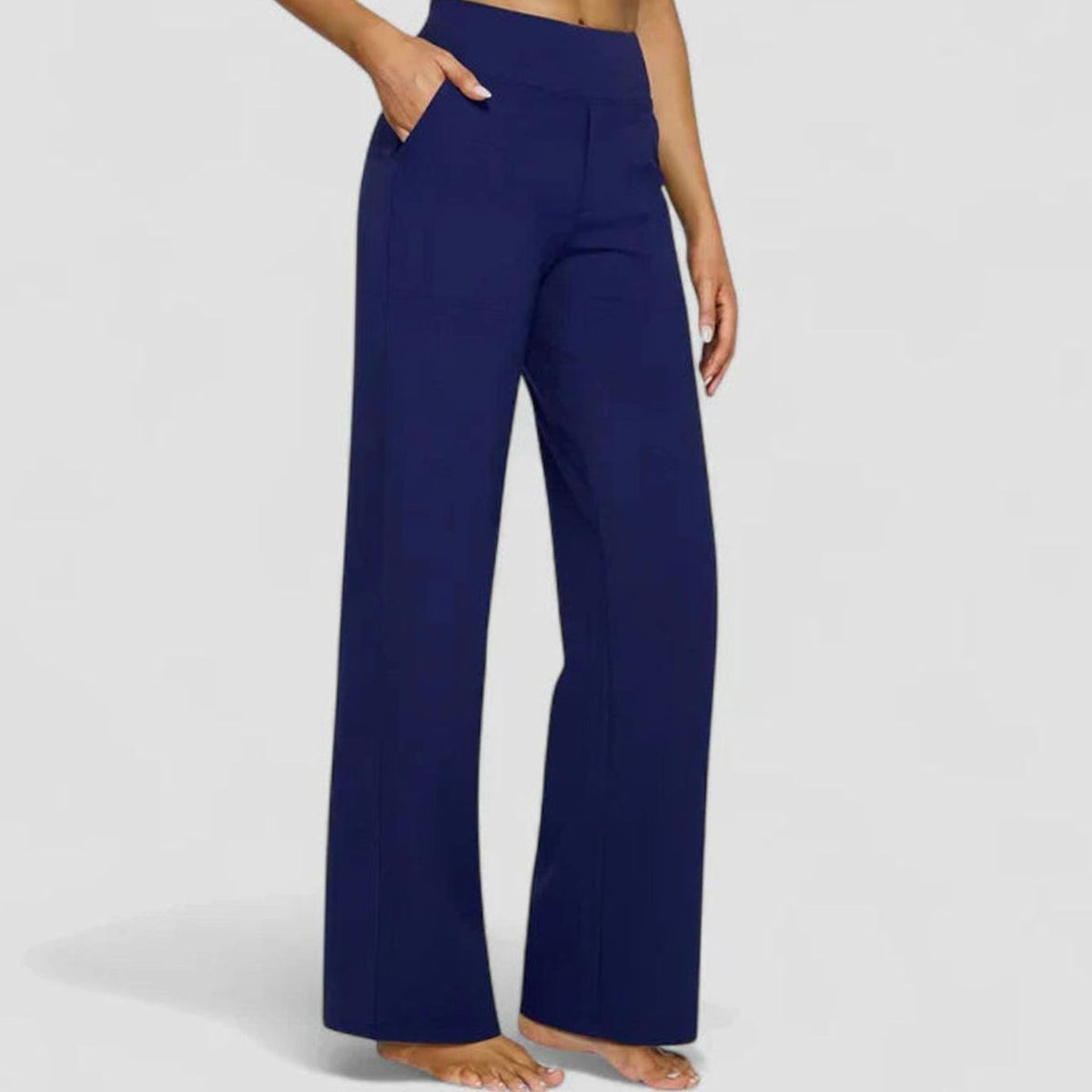 Olivia | Women's High-Waist Wide-Leg Dressy Trousers for Ladies