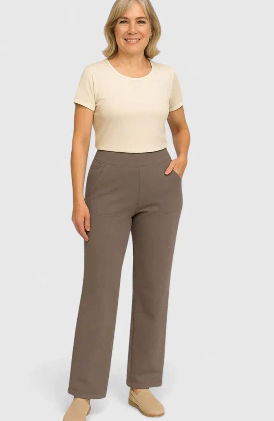Olivia | Women's High-Waist Wide-Leg Dressy Trousers for Ladies