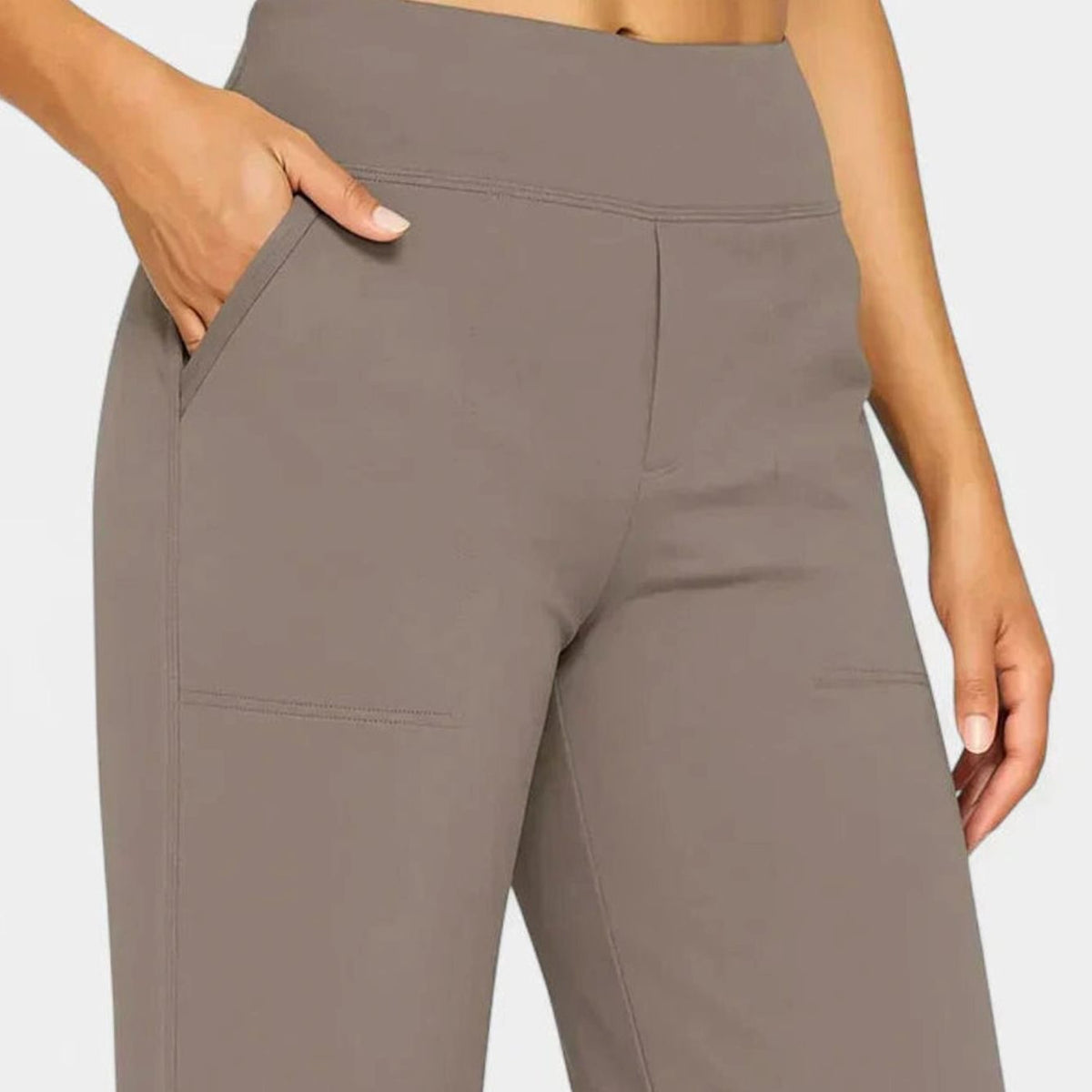 Olivia | Women's High-Waist Wide-Leg Dressy Trousers for Ladies
