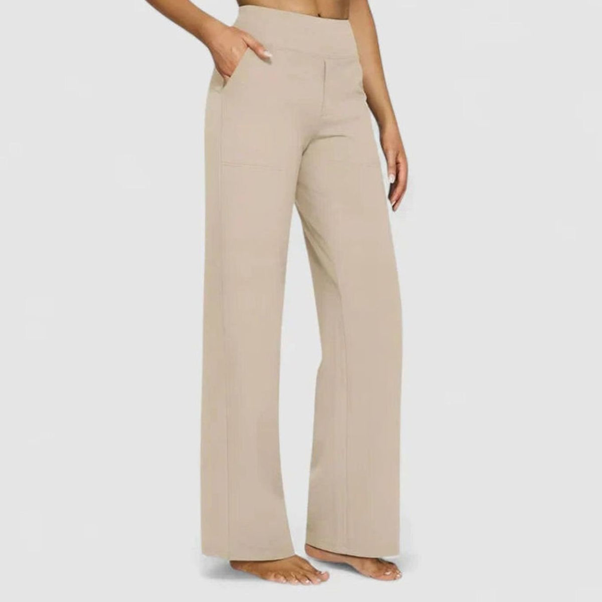 Olivia | Women's High-Waist Wide-Leg Dressy Trousers for Ladies