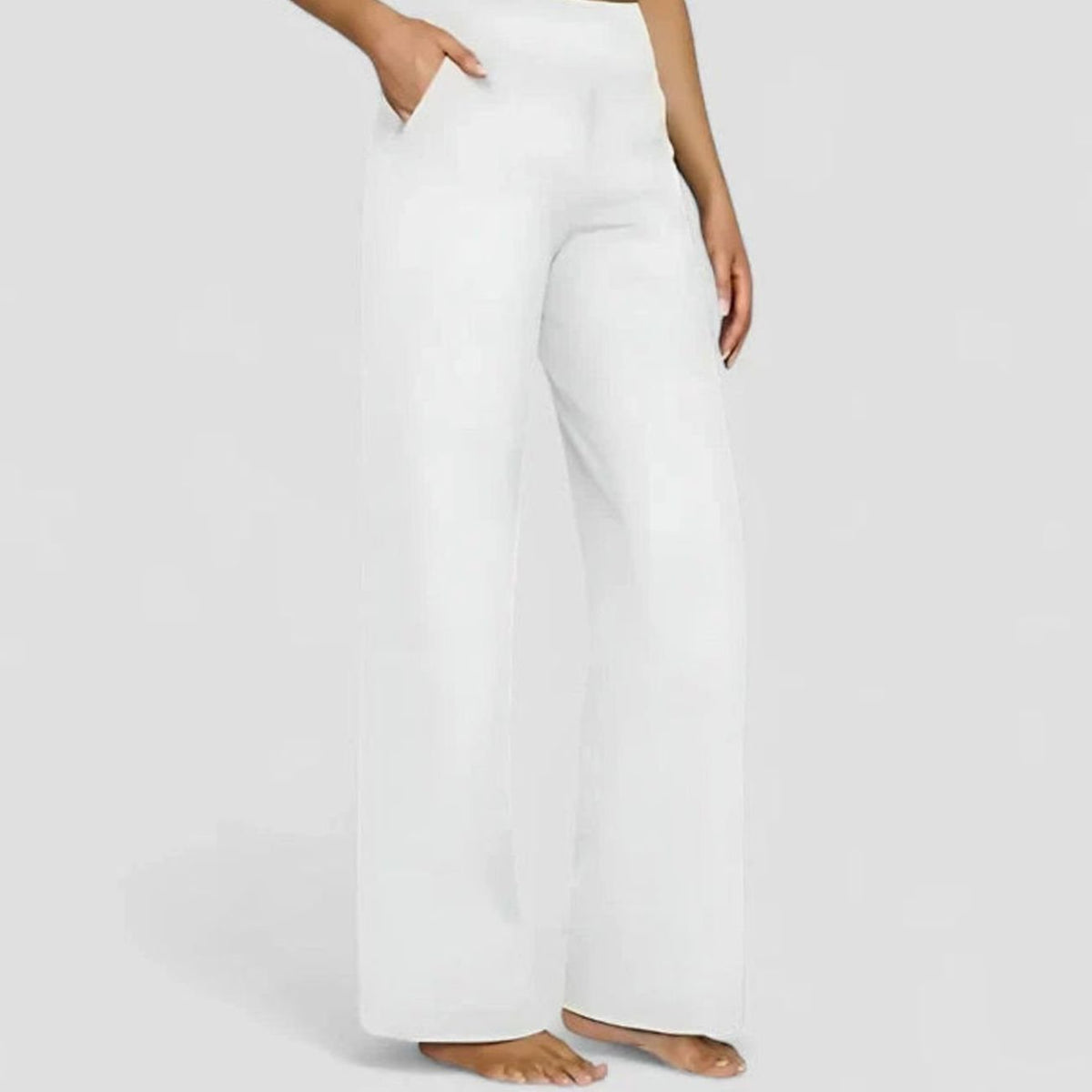 Olivia | Women's High-Waist Wide-Leg Dressy Trousers for Ladies