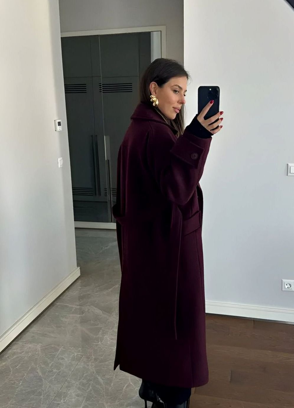 Isabella | Women's Long Belted Wrap Winter Coat