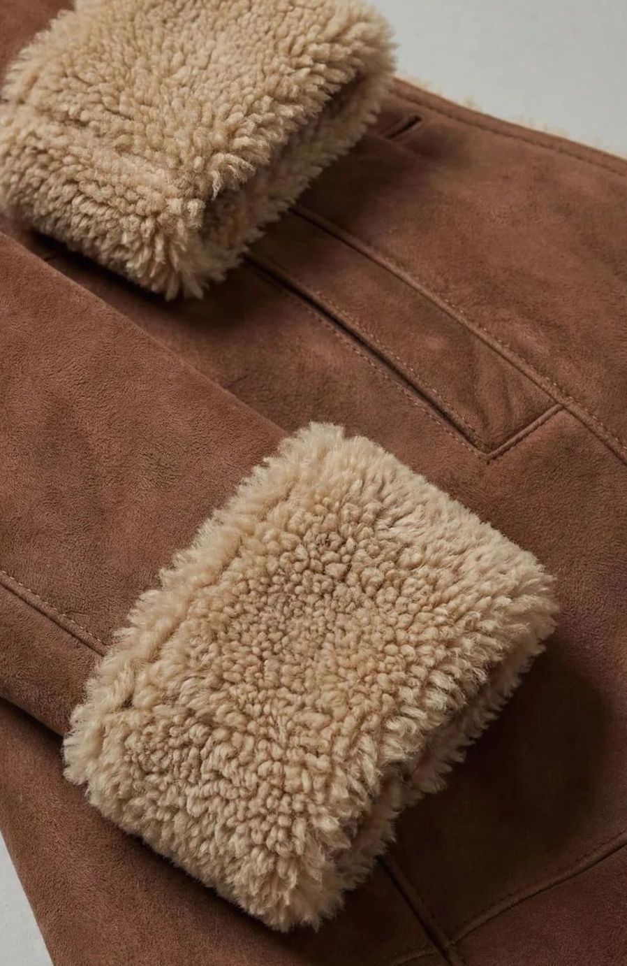 Mia | Women's Long Shearling-Lined Button-Front Winter Coat