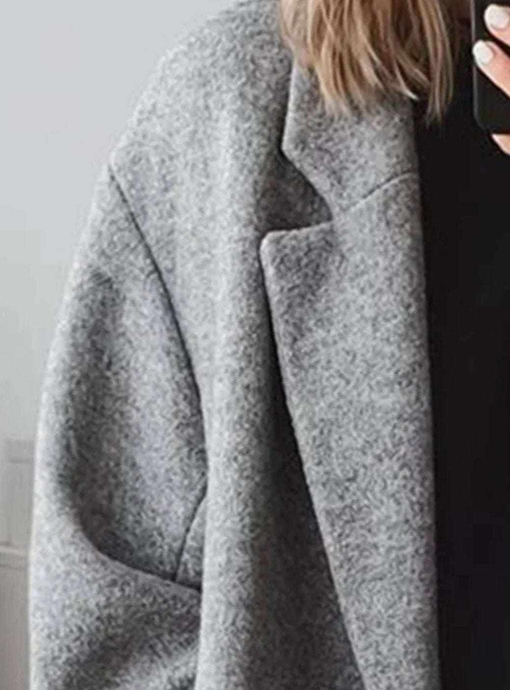Layla | Women's Long Winter Tailored Overcoat Double-Breasted Wool Blend