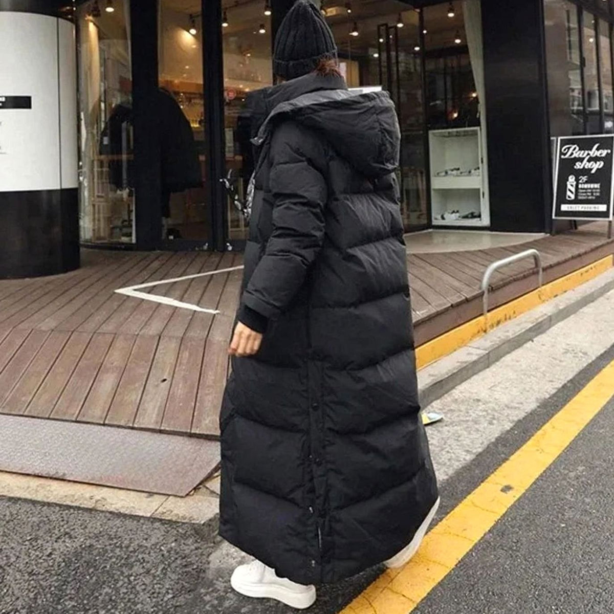 Madison | Women's Maxi Long Puffer Coat Removable Hooded Winter Jacket