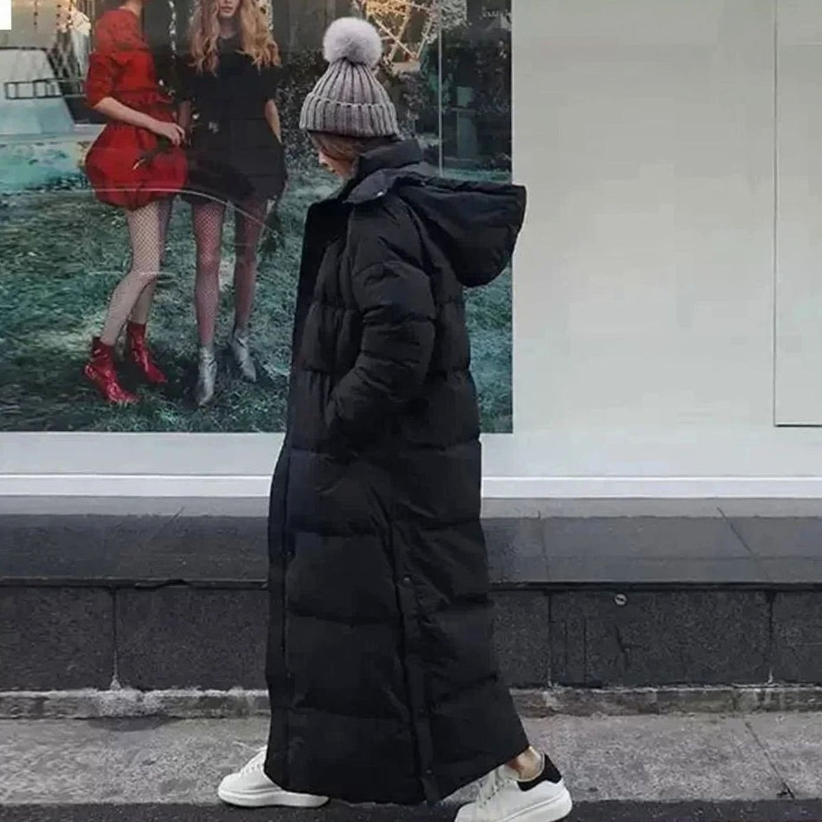 Madison | Women's Maxi Long Puffer Coat Removable Hooded Winter Jacket