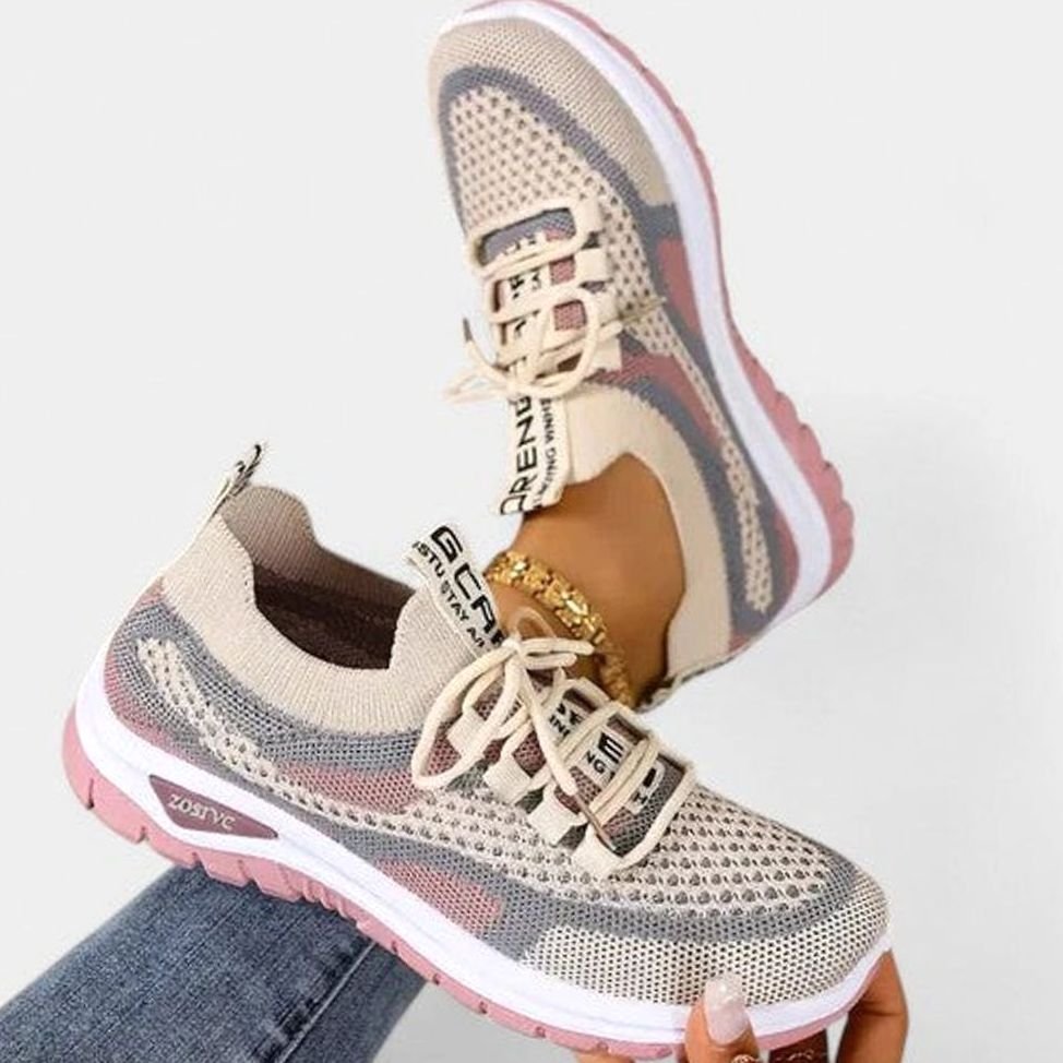Grace | Women's Orthopedic Lace-Up Breathable Mesh Sneakers