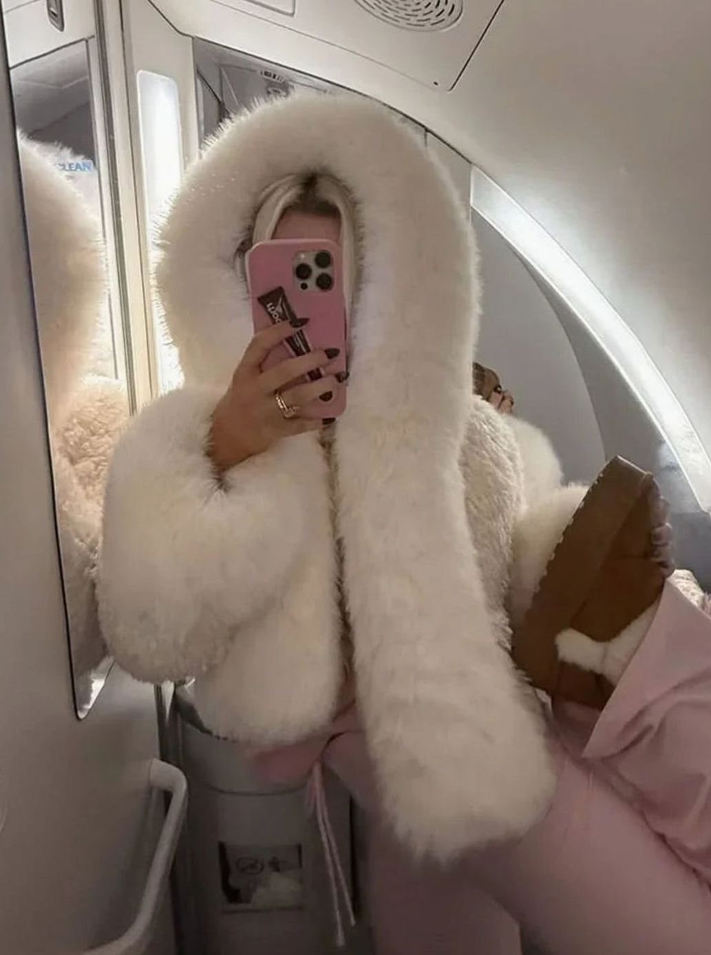 Victoria | Women's Oversized Faux Fur Hooded Casual Coat
