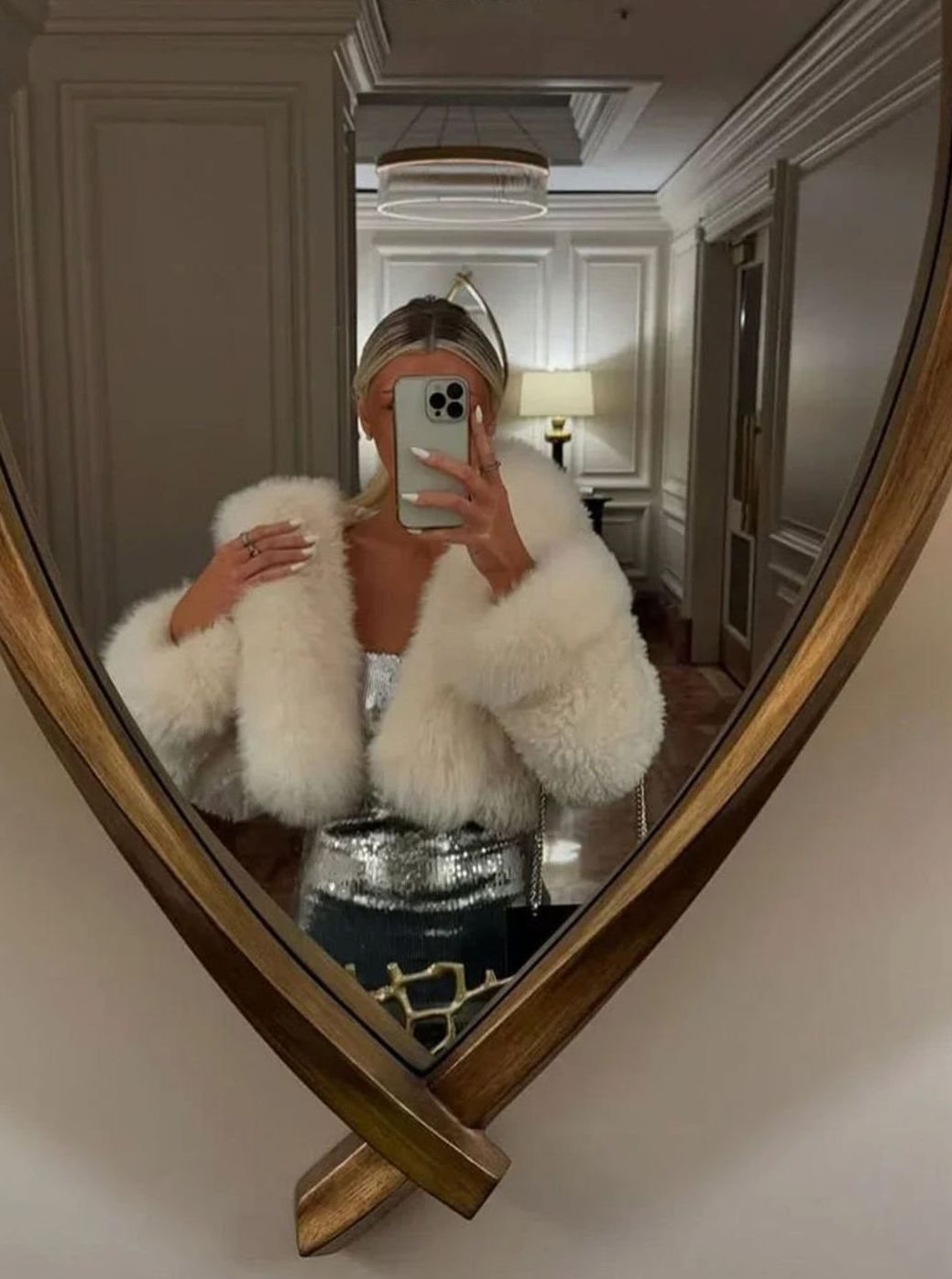 Victoria | Women's Oversized Faux Fur Hooded Casual Coat