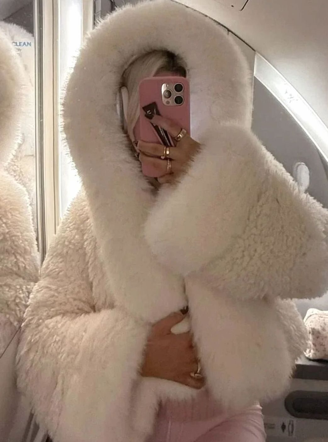 Victoria | Women's Oversized Faux Fur Hooded Casual Coat