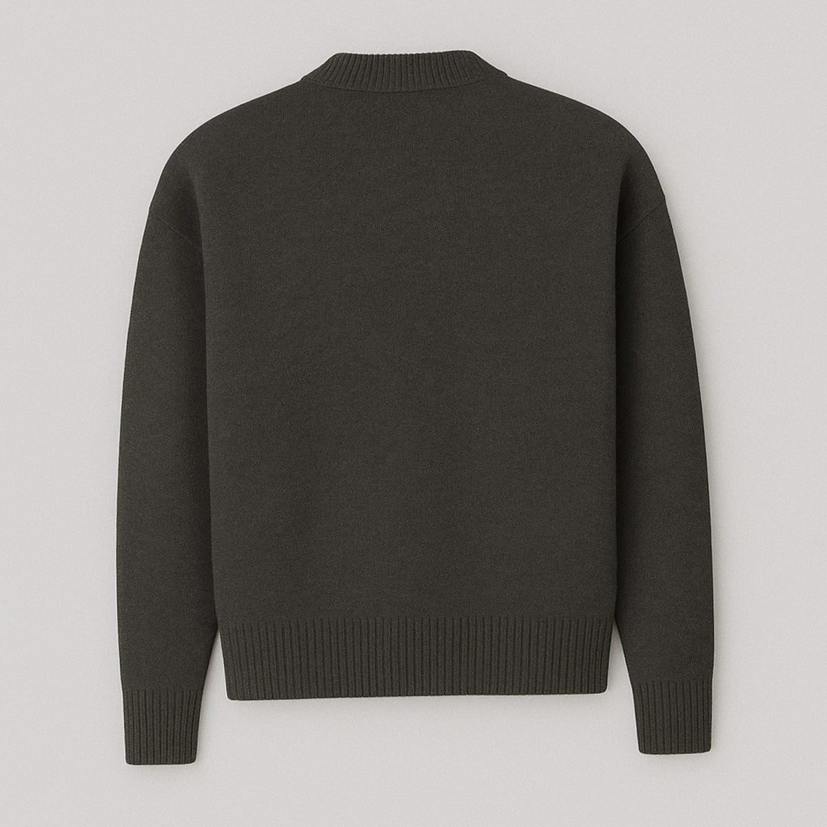 Sophia | Women's Oversized Heart Motif Crew Neck Knit Sweater