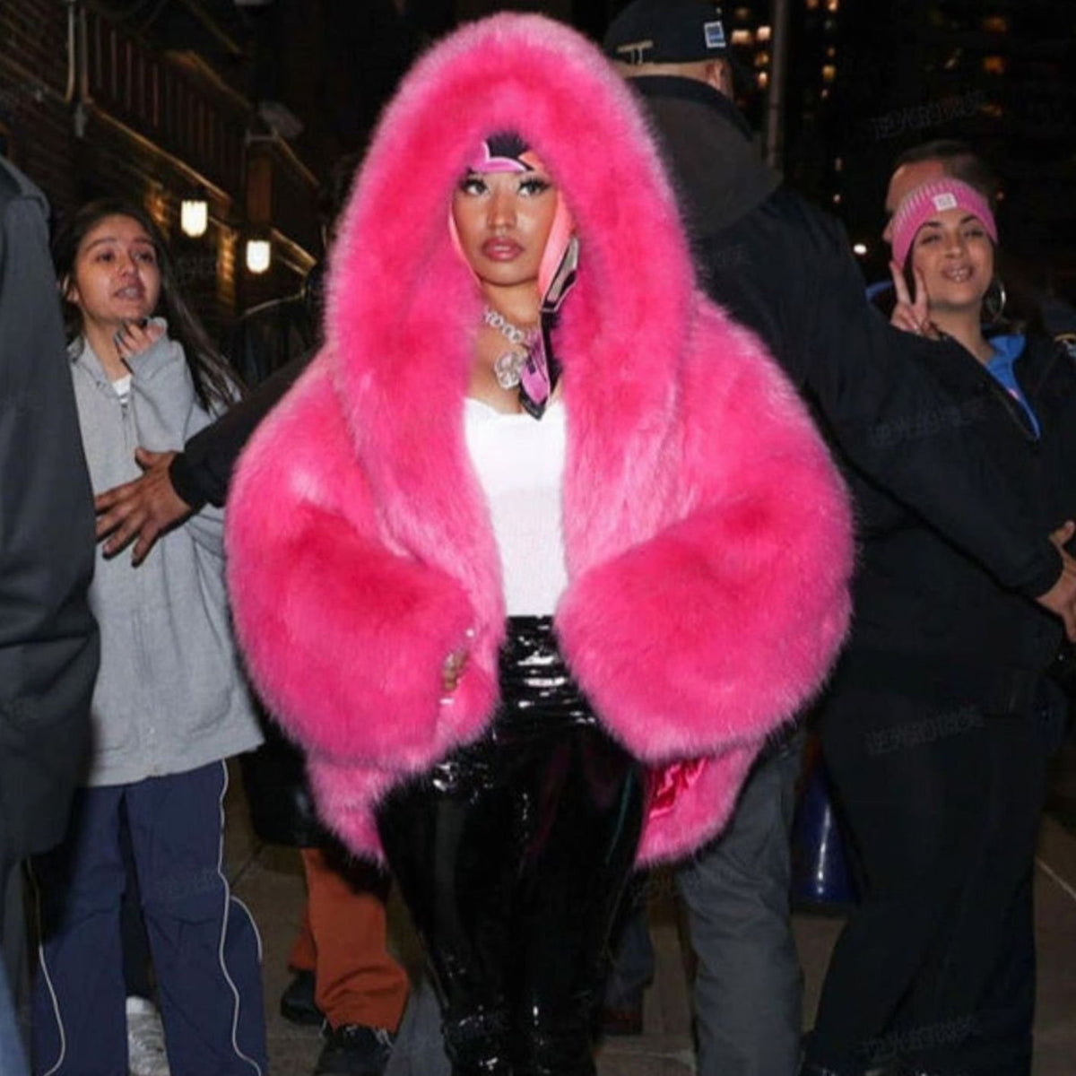 Victoria | Women's Oversized Hooded Faux Fur Winter Coat